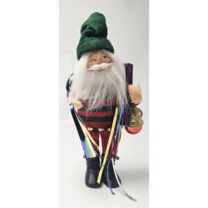 Annalee 2005 Santa Claus Elf Wrapping 12" Posable Doll Christmas Decor 582305